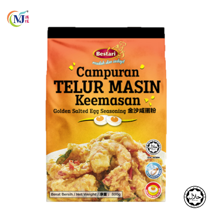 TEPUNG TELUR MASIN /SALTED EGG POWDER Bestari – Manja Foods