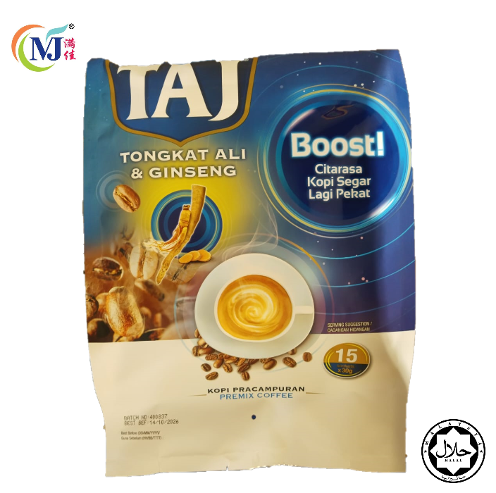 TAJ TONGKAT ALI+GINSENG 30g15sachet/PACK