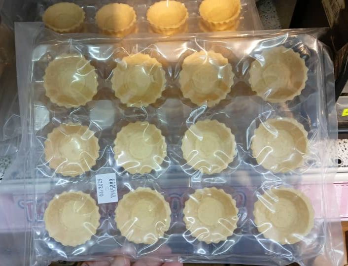 BISCUIT  TART MOULD MINI 24PC/PKT