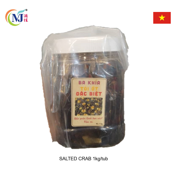 SALTED CRAB PICKLE Viet 1kg/tub BaKhia 5'C-Chiller