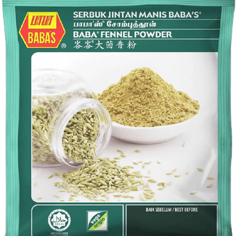 BABAS JINTAN MANIS/FENNEL Powder 250g/pack